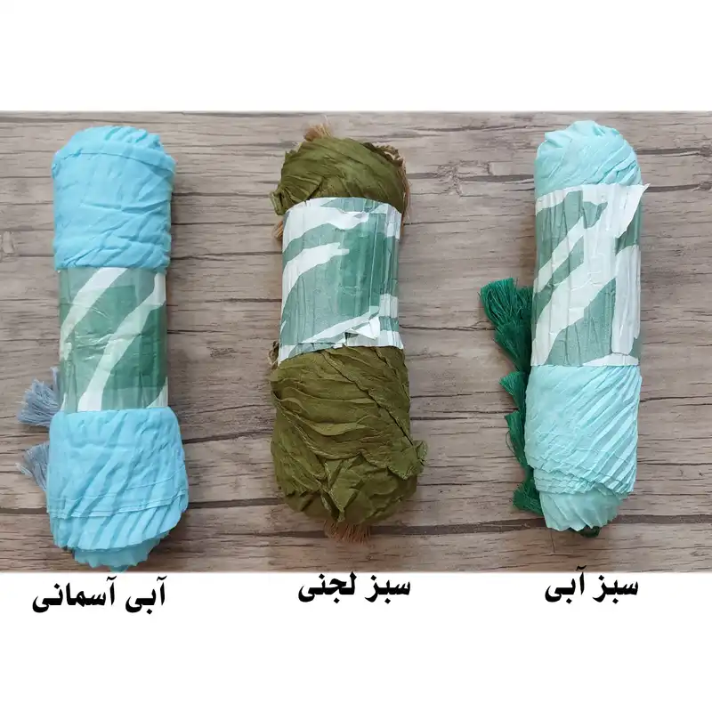 شال زنانه مدل پلیسه هنرمندی