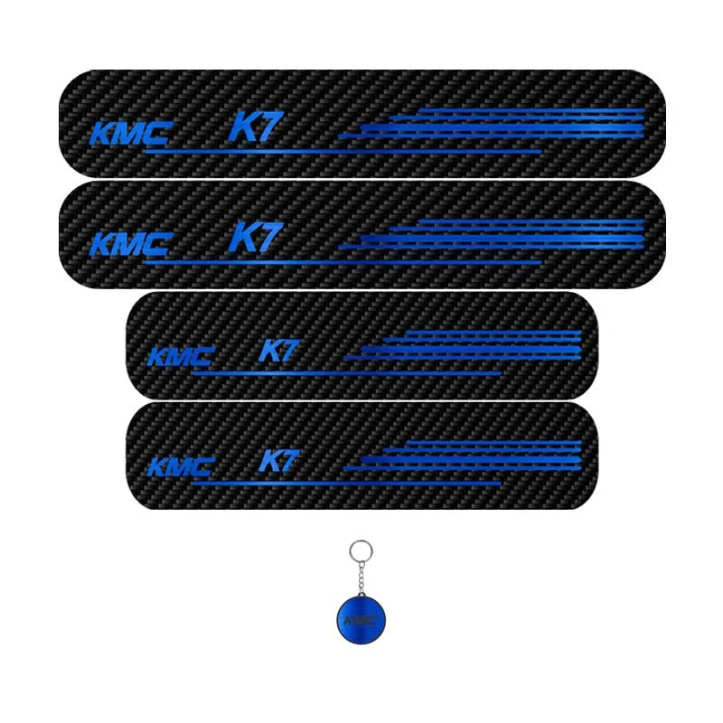 برچسب پارکابی خودرو لندمون کد LC027 MB مناسب برای جک K7 مجموعه 4 عددی به همراه جاکلیدی