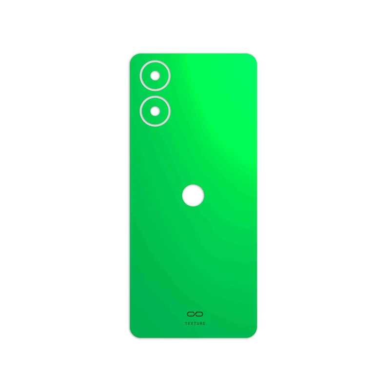 برچسب پوششی ماهوت مدل Matte-Green مناسب برای گوشی موبایل موتورولا Moto G04
