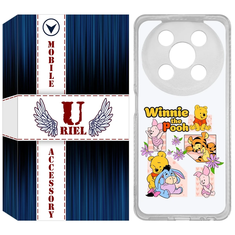 کاور یوریل مدل Clear کد 56 طرح کارتونی مناسب برای گوشی موبایل وکال V2 / V2 Lite