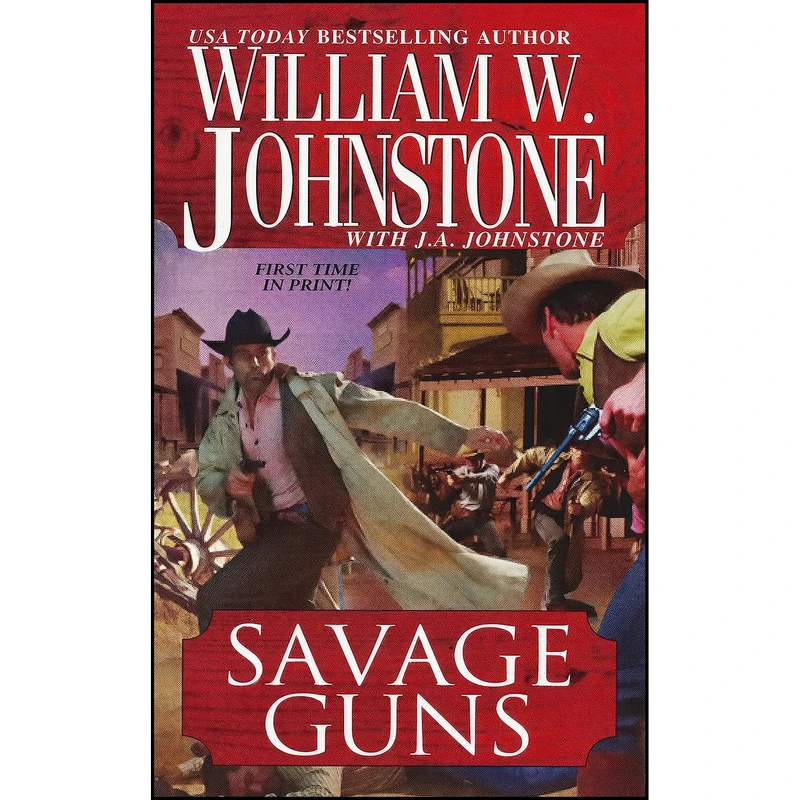 کتاب Savage Guns  اثر جمعي از نويسندگان انتشارات Pinnacle