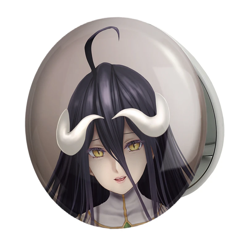 آینه جیبی خندالو طرح البیدو انیمه اورلرد Overlord مدل تاشو کد 18329 