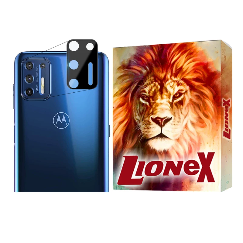 محافظ لنز دوربین  لایونکس مدل FULLENSLمناسب برای گوشی موبایل موتورولا Moto G9 Plus