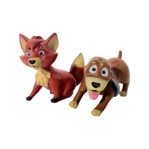 فیگور مدل روباه و سگ شکاری بسته 2 عددی