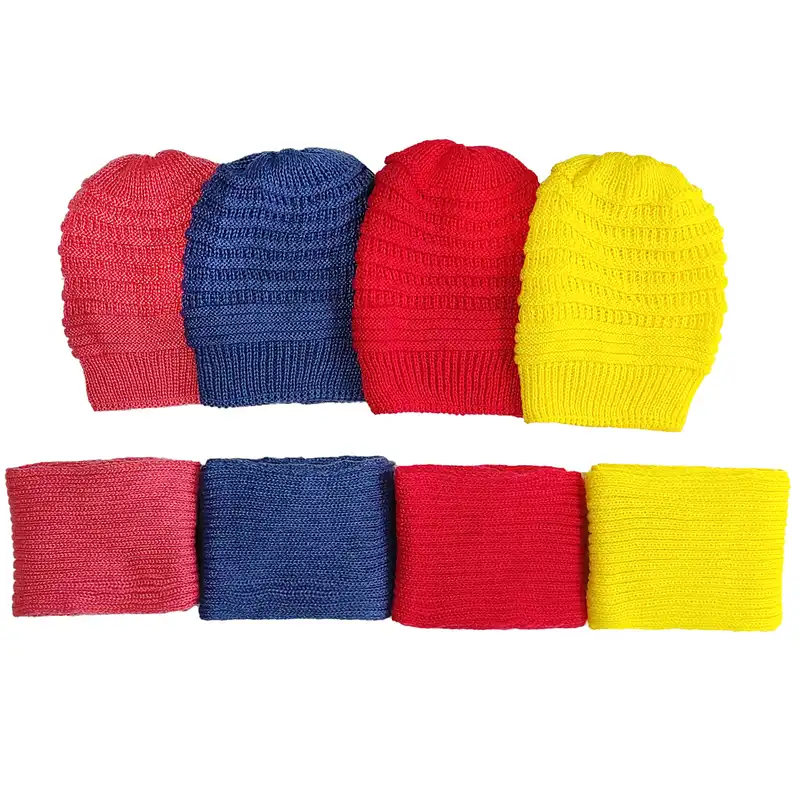 ست کلاه و شال گردن بافتنی مدل 2023