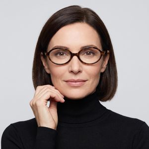 فریم عینک طبی بیضی مدل VAU08N مناسب برای صورت قلب، لوزی، بیضی