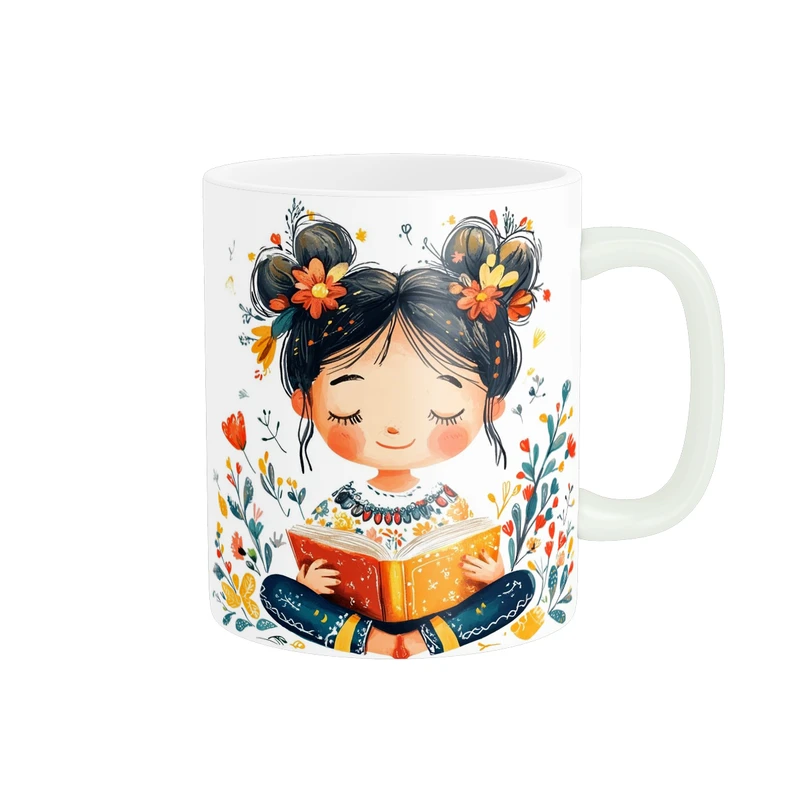 ماگ پاد آفرین طرح دخترک کد 2789