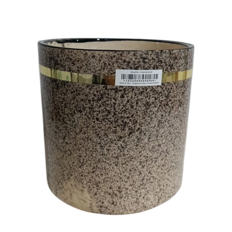 گلدان مدل استوانه سایز 13 سانتی متر