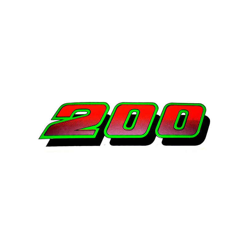 برچسب بدنه موتورسیکلت مدل 200