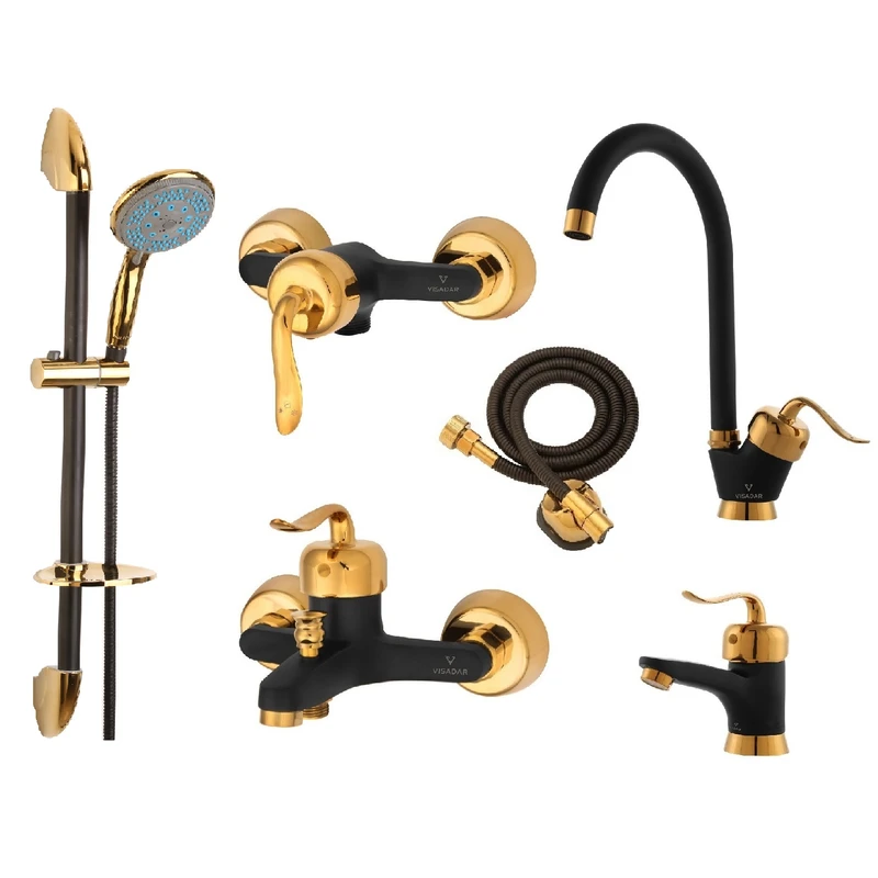 ست شیرآلات ویسادار مدل ونوس پلاس مجموعه 6 عددی