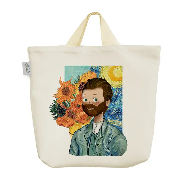 ساک خرید خندالو مدل ونگوگ کد 2173