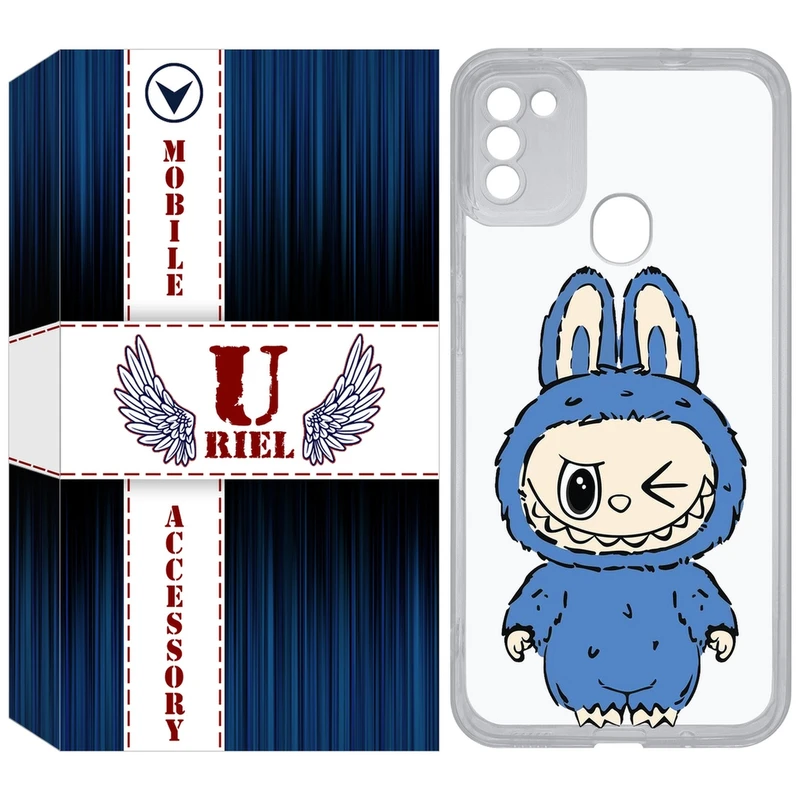 کاور یوریل قاب مدل Clear کد 116 طرح لبوبو Labubu مناسب برای گوشی موبایل سامسونگ Galaxy A11 / M11