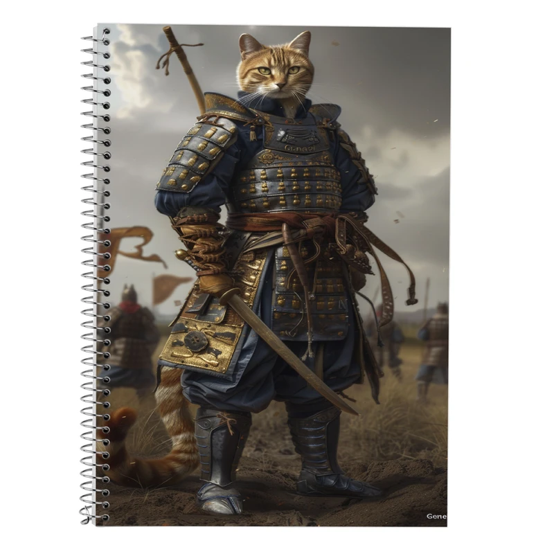 دفتر زبان 50 برگ مدوپد مدل سه خط طرح حیوانات جنگجو کد DF14919