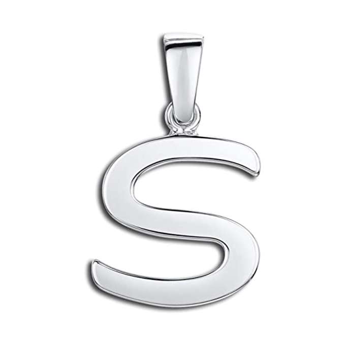 آویز گردنبند نقره مدل حرف S آویز گردنبند نقره مدل حرف S