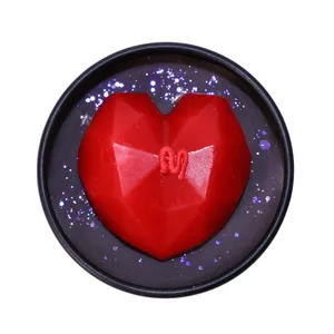 شمع دست ساز مدل قلب