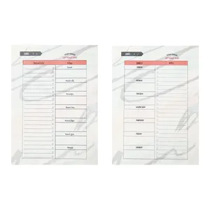 کاغذ یادداشت چسب دار مدل برنامه ریزی هفتگی بسته 2 عددی