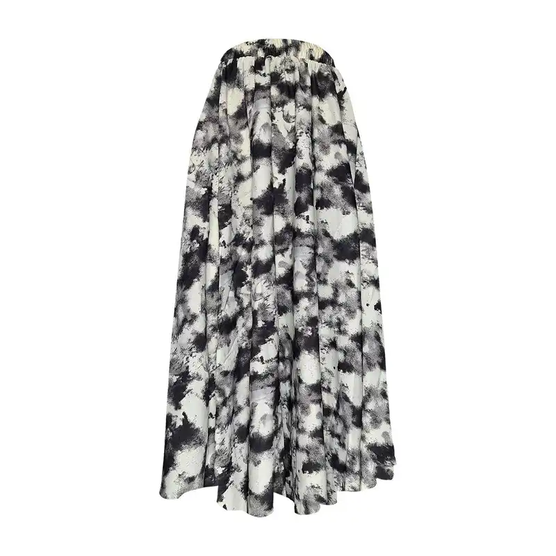 دامن کلوش زنانه مدل E5 رنگ طوسی