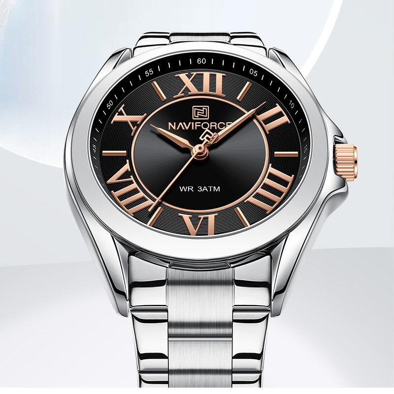 ساعت مچی عقربه ای زنانه نیوی فورس مدل  NF5037SB