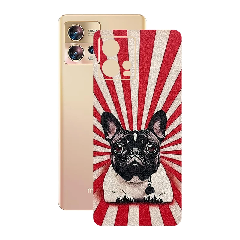 برچسب پوششی ریمکس مدل Leth طرح سگ مناسب برای گوشی موبایل موتورولا Edge 30 Fusion