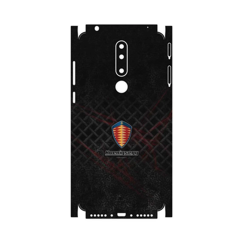 برچسب پوششی ماهوت مدل Koenigsegg Automotive AB-FullSkin مناسب برای گوشی موبایل نوکیا 3.1 Plus