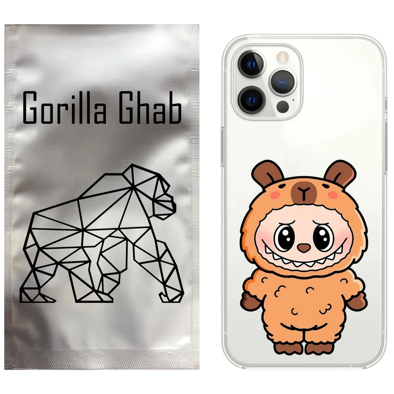 کاور گوریلا قاب مدل CLG کد 110 طرح Labubu مناسب برای گوشی موبایل اپل iPhone 13 Pro Max