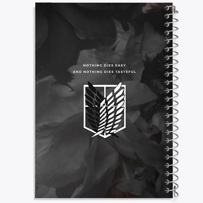 دفتر نقاشی 50 برگ خندالو طرح انیمه اتک آن تایتان کد F1727