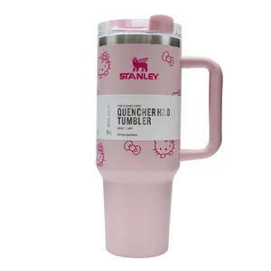 تراول ماگ استنلی طرح کیتی کد 1012 گنجایش 1.18 لیتر