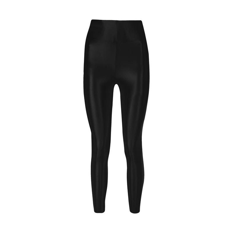 لگینگ زنانه مدل چرم رنگ مشکی