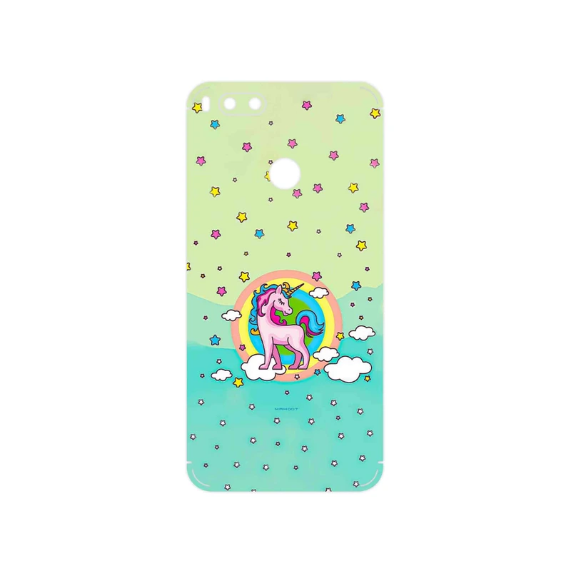 برچسب پوششی ماهوت مدل Rainbow unicorn adventure مناسب برای گوشی موبایل شیائومی Mi A1