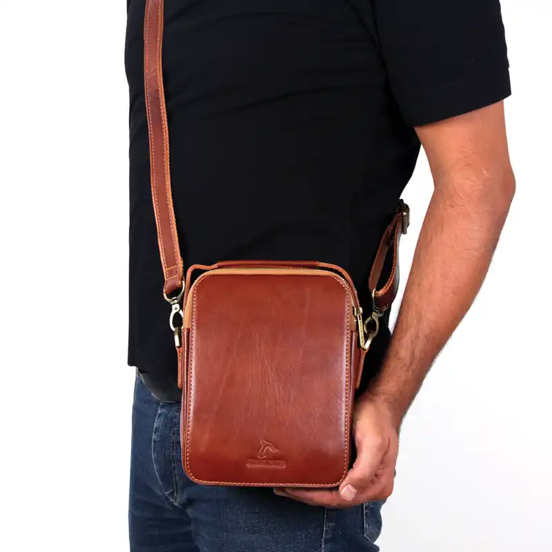 کیف رودوشی چرم بارز مدل DG74