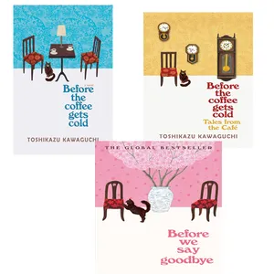 کتاب Before the Coffee Gets Cold و Before We Say Goodbye و Tales from the Cafe اثر Toshikazu Kawaguchi انتشارات آینده کتاب 3 جلدی