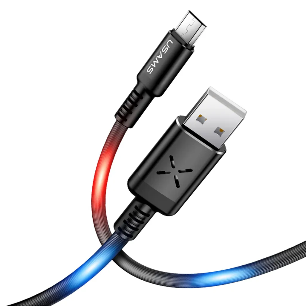 کابل تبدیل USB به microUSB یوسمز مدل US-SJ288 طول 1 متر
