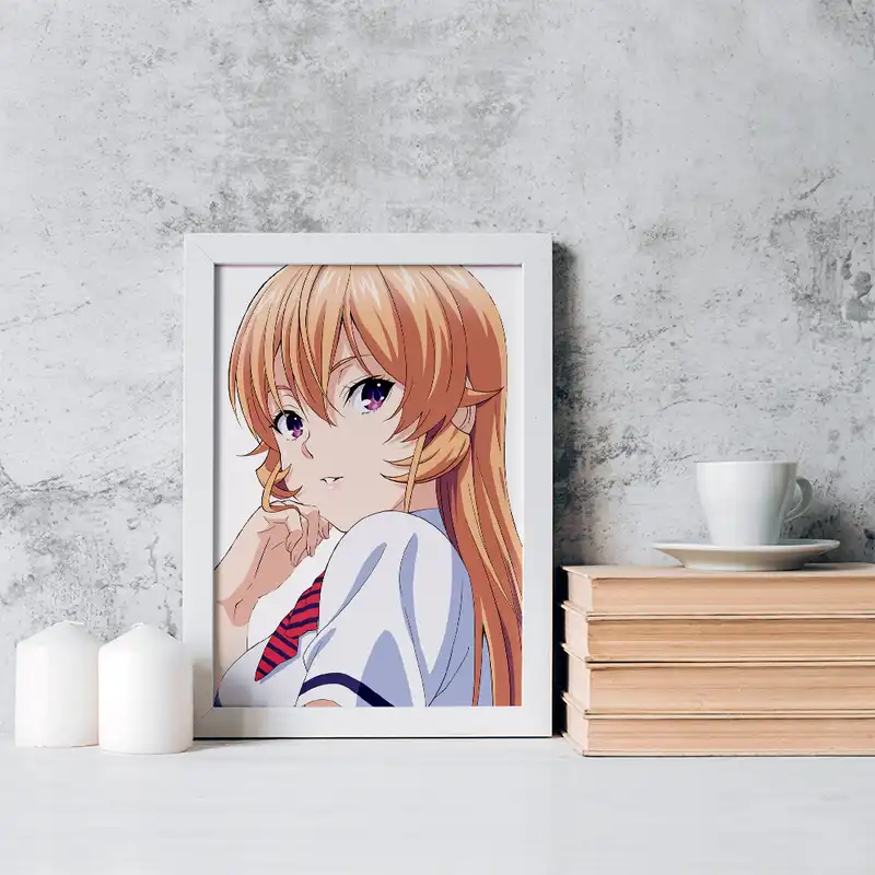 تابلو خندالو مدل ارینا انیمه جنگ غذاها کد 17043