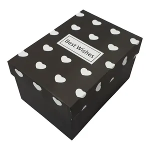 جعبه هدیه طرح قلب مدل Best wishes کد 50490