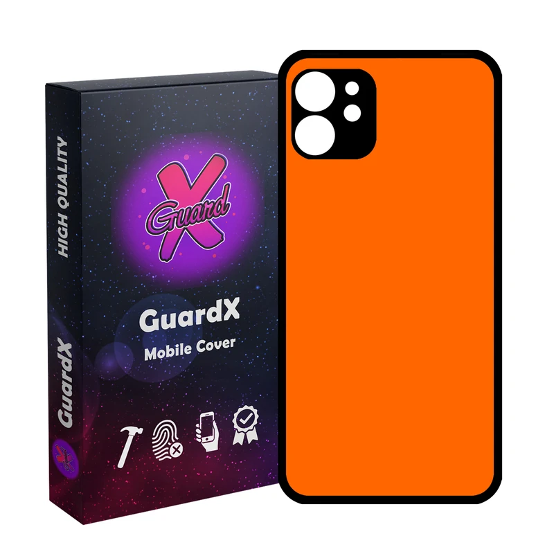 کاور گارد ایکس طرح نارنجی مدل 10840 مناسب برای گوشی موبایل اپل iPhone 11