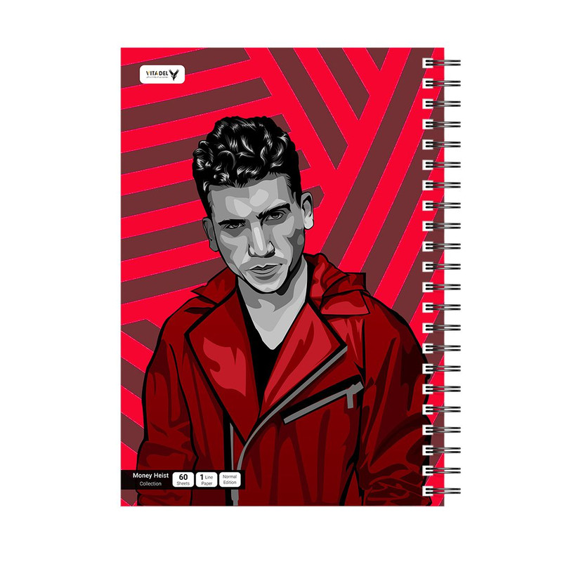 دفتر 120 برگ ویتادل طرح مانی هایست مدل 3