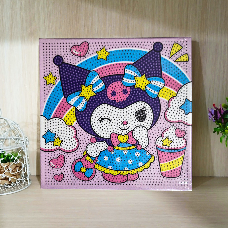 بازی آموزشی  مدل ساخت تابلو نقاشی الماسی طرح کرومی کد 215