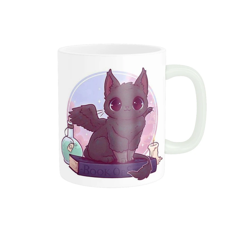 ماگ پاد آفرین مدل گربه کیوت طرح فانتزی کد 850