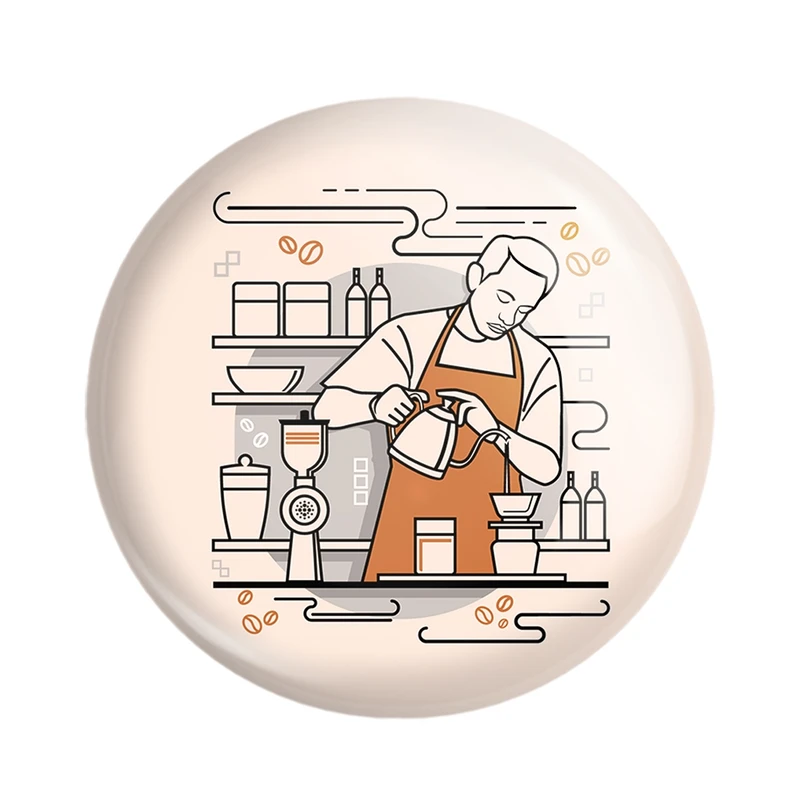 پیکسل خندالو مدل باریستا کافه چی کد 28142