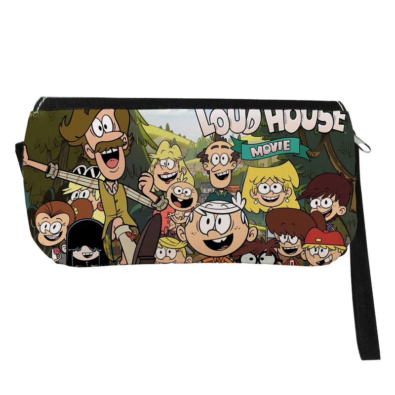  جامدادی مدل دوزیپ طرح انیمیشن خانه پر سر و صدا کد NI1152