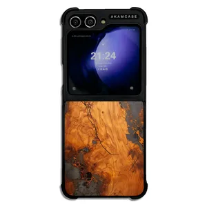 AKAM AMC-WSGZFLIP5-WOOD-15 Cover For Samsung Galaxy Z Flip 5