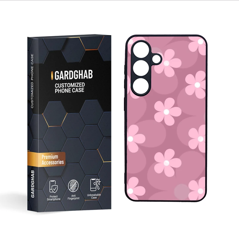 کاور گارد قاب مدل گل مناسب برای گوشی موبایل سامسونگ Galaxy S24