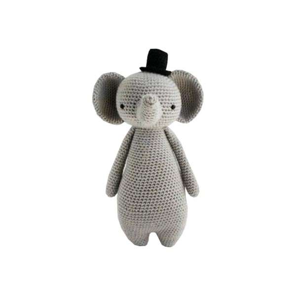 عروسک بافتنی طرح فیل دراز مدل M123