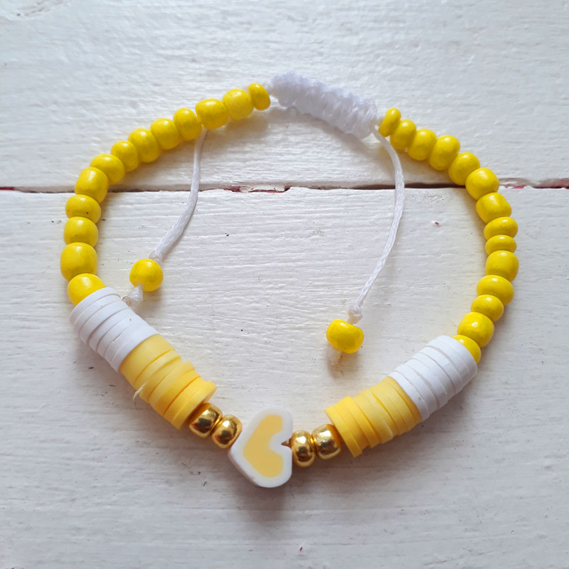 دستبند دخترانه مدل قلب کد 4