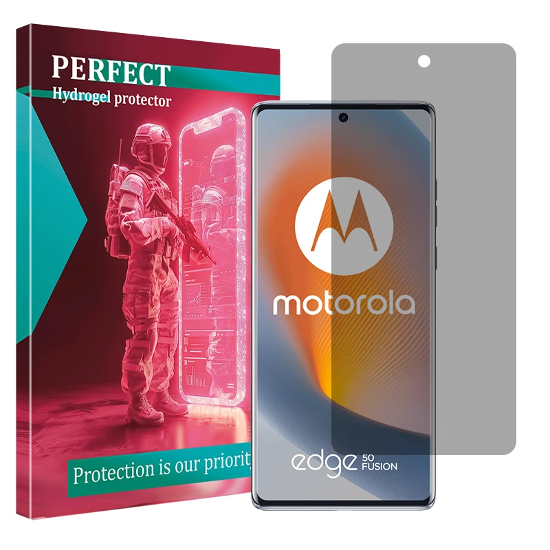 محافظ صفحه نمایش حریم شخصی پرفکت مدل Tough مناسب برای گوشی موبایل موتورولا Edge 50 Fusion