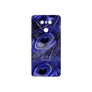 MAHOOT Purple Feather Cover Sticker for LG G6