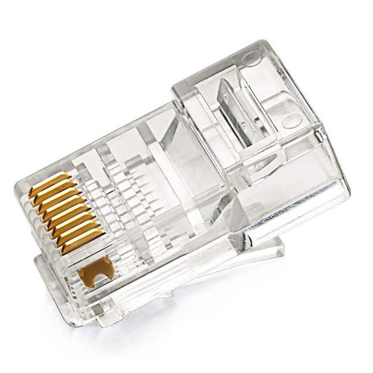 کانکتور شبکه cat6 مدل PTC بسته 50 عددی