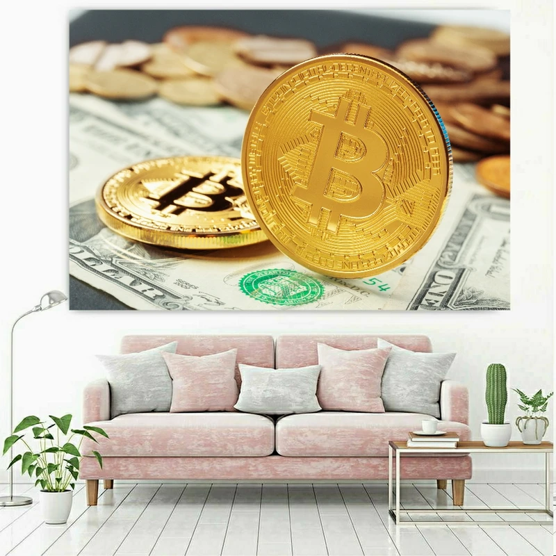 پوستر طرح بیت کوین کد FP340