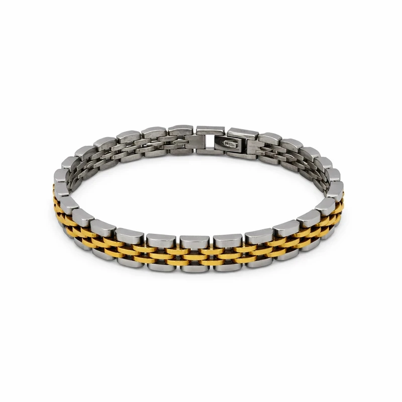 دستبند زنجیری زنانه مدل استیل AL-3