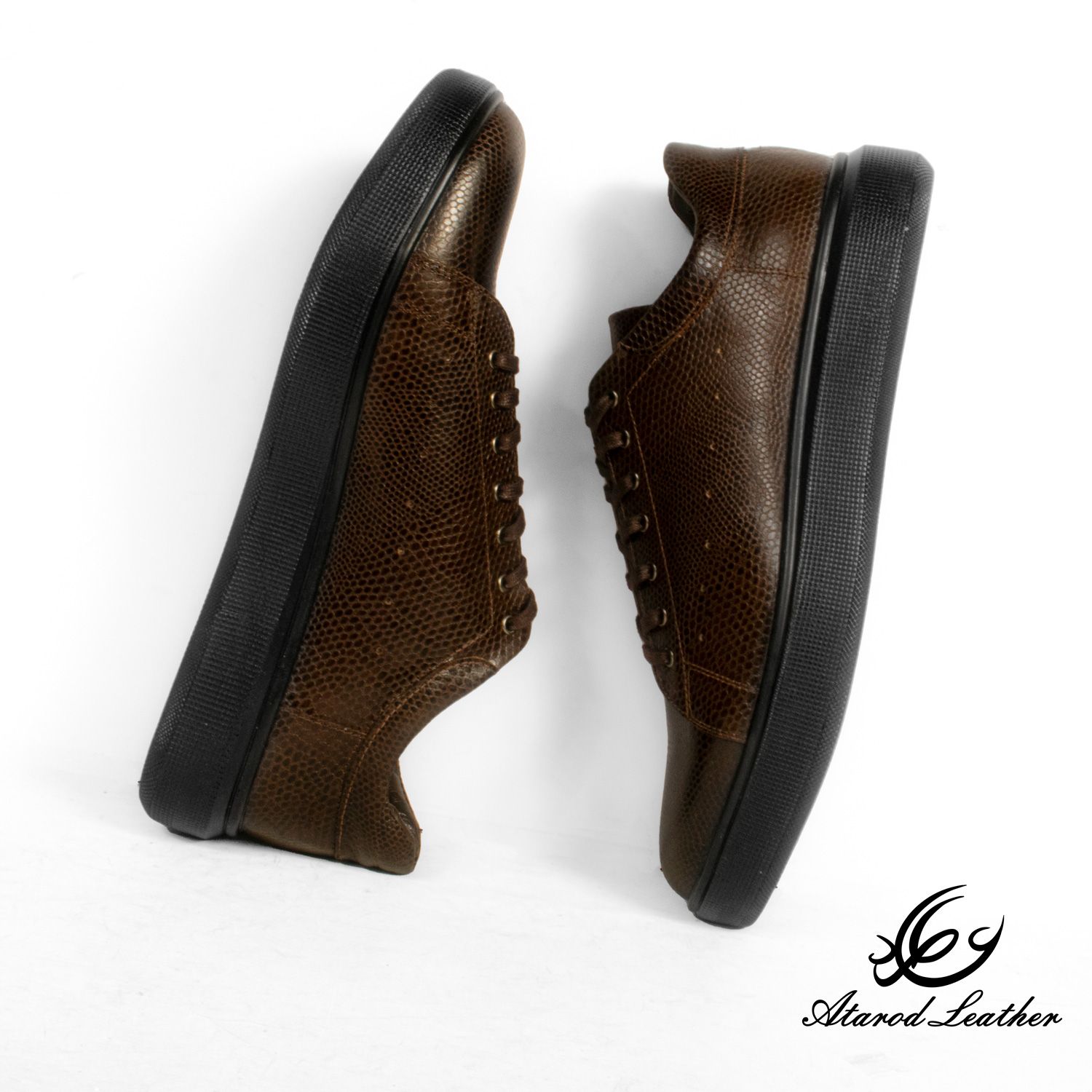 کفش روزمره مردانه چرم عطارد مدل چرم طبیعی کد SH129 -  - 5